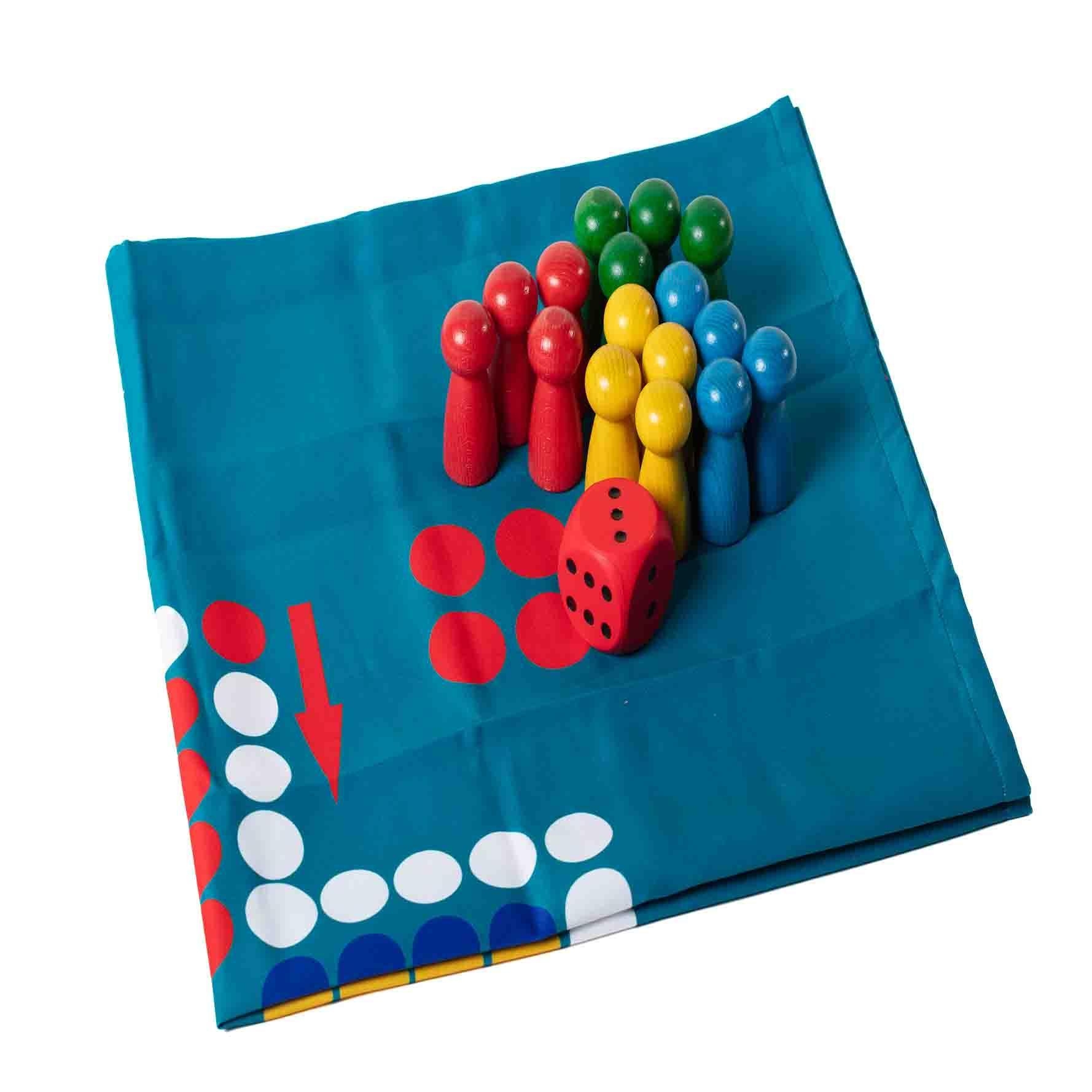 Tischdecke "W&uuml;rfelspiel" 100x100
