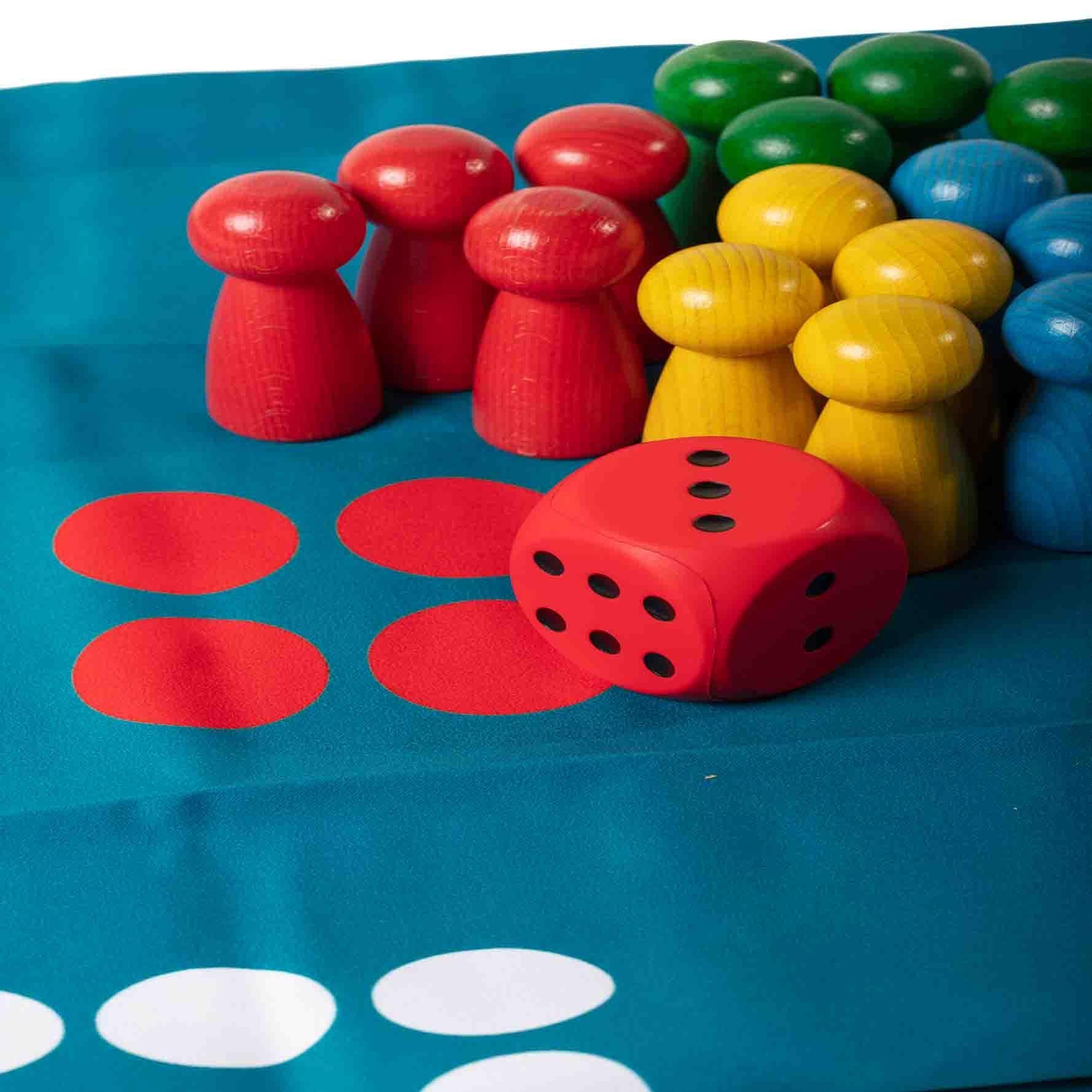 Tischdecke "W&uuml;rfelspiel" 100x100