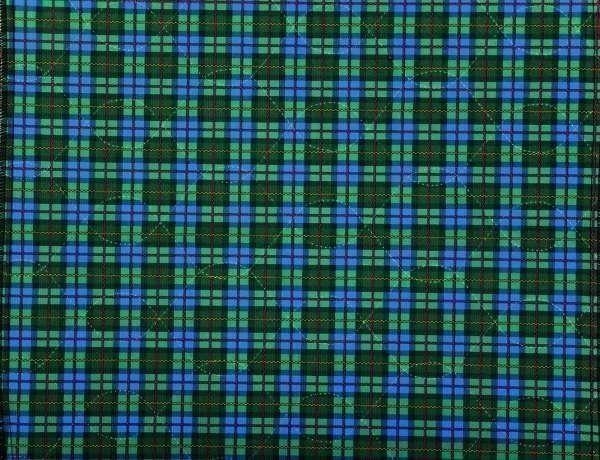 Inkontinenzstuhlauflage Sitzauflage, 45x45 cm, 450g/m&sup3; Farbe: Karo gr&uuml;n-blau 01