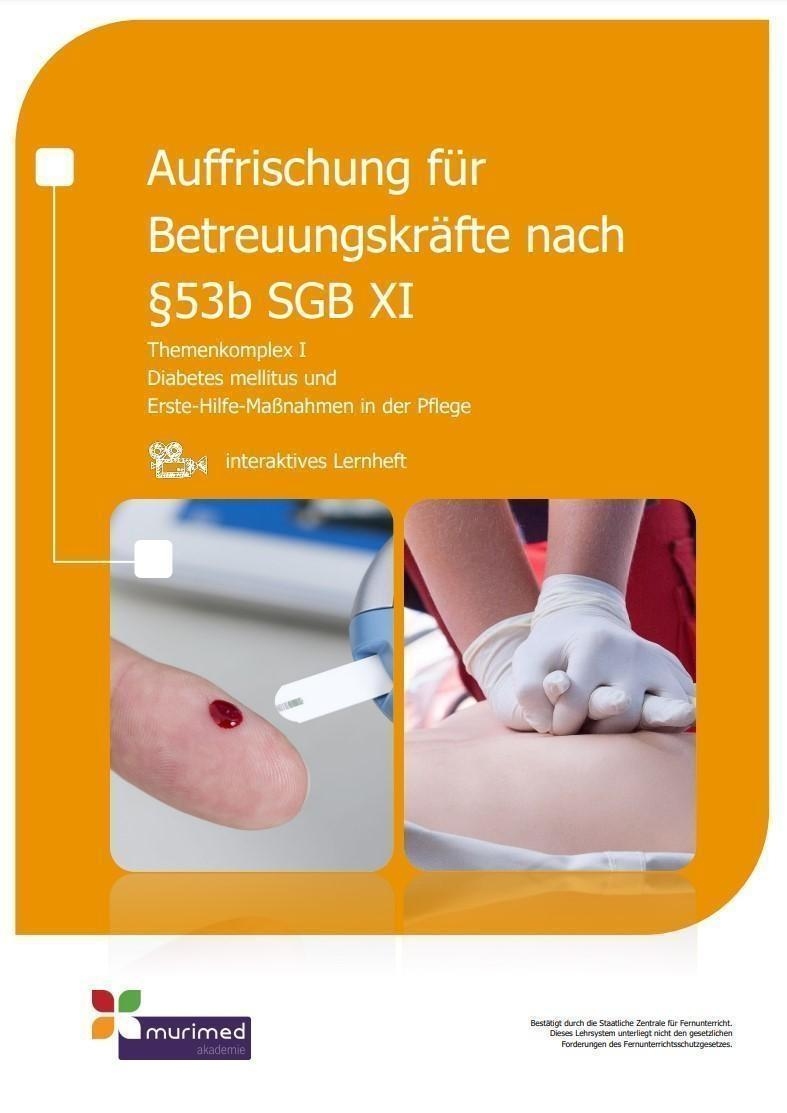 Auffrischung f&uuml;r Betreuungskr&auml;fte nach &sect;53b SGB XI - interaktiv mit Videoanleitungen